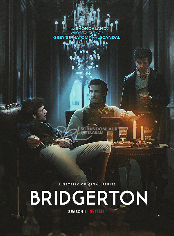 Постер 1 сезона Бриджертоны (Bridgerton)